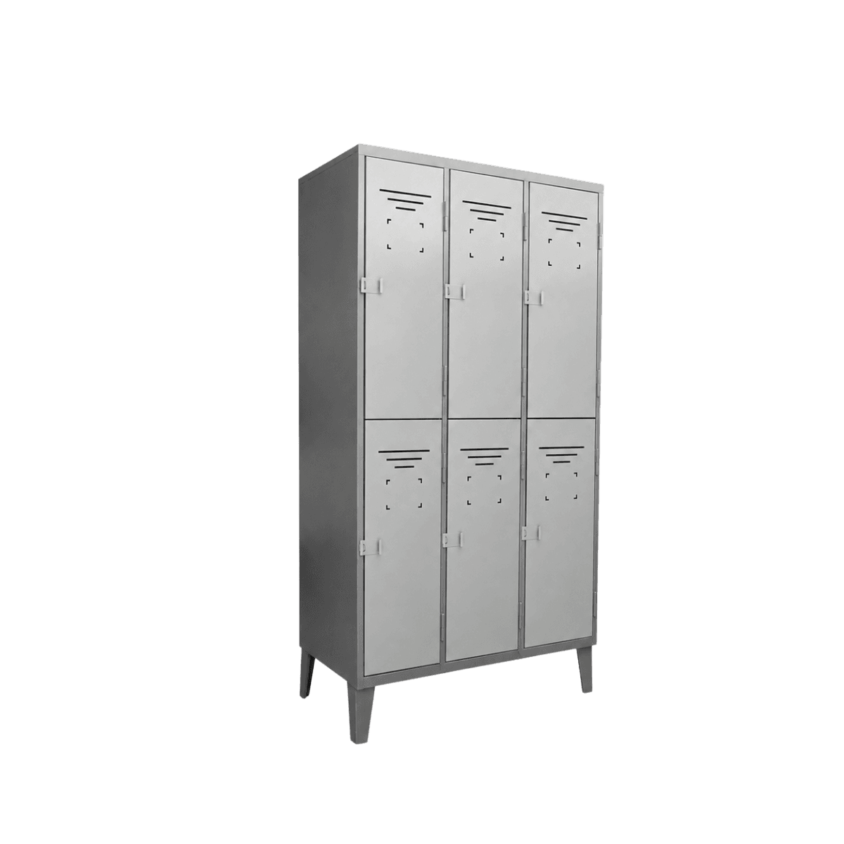 Locker Metálico 06 Puertas - 03 Cuerpos Dobles